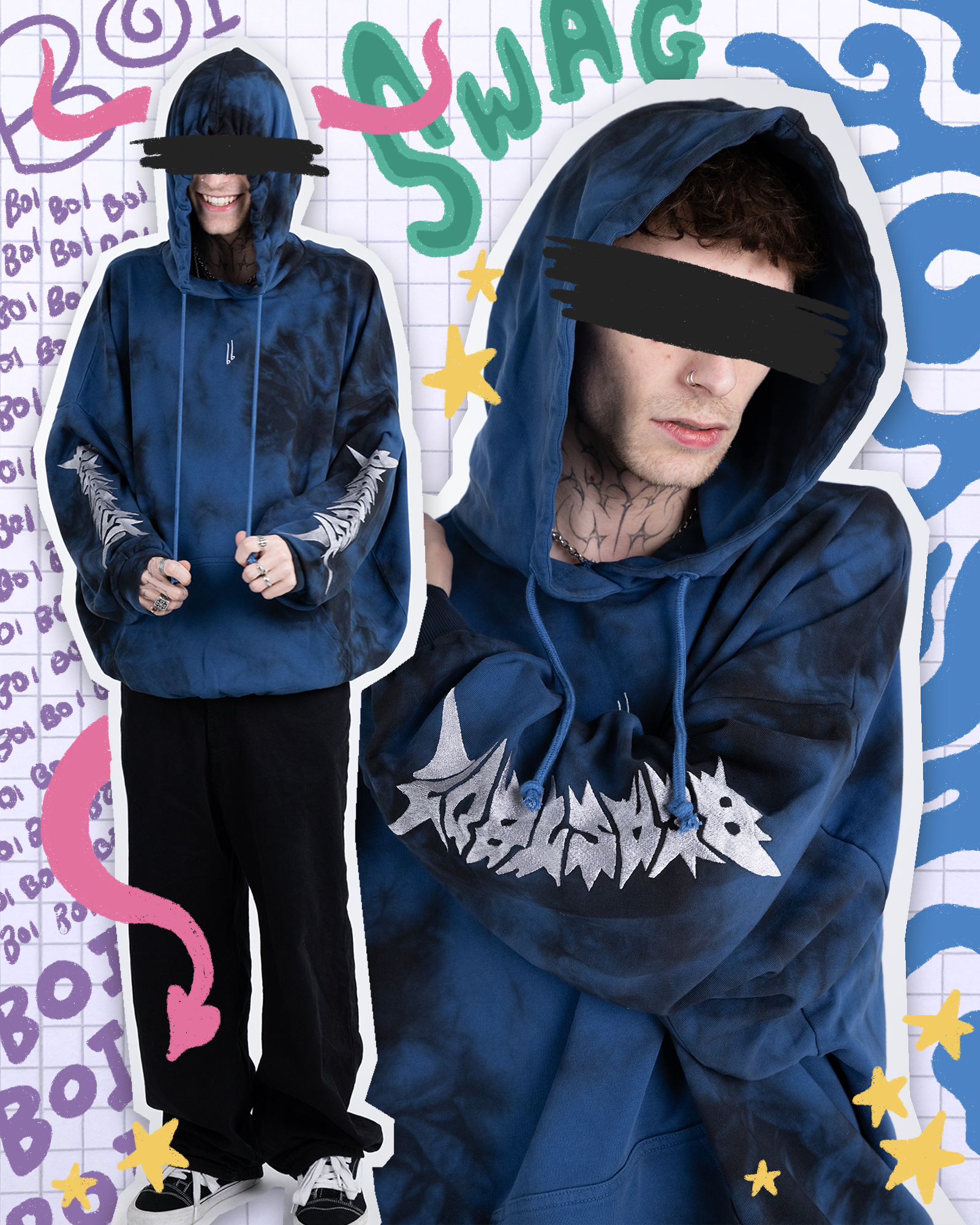 BE4STBOY BLUE | Hoodie